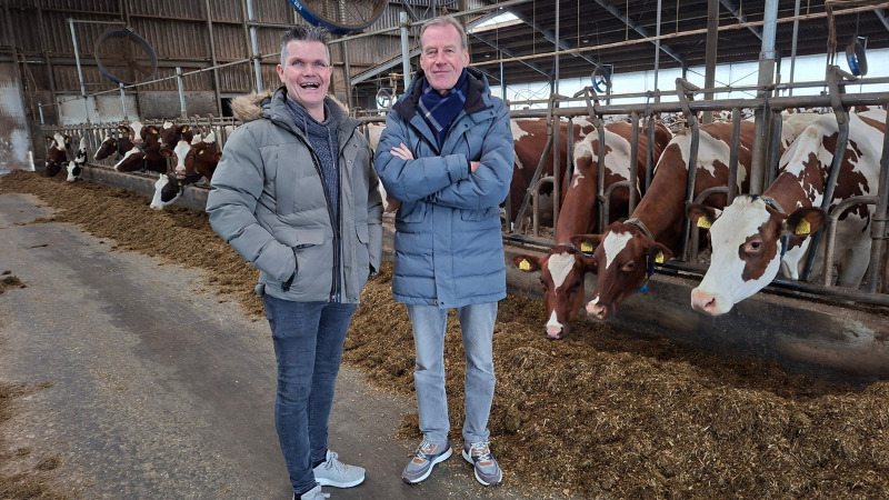 Links Jawin Klein Hegeman, rechts Johan Schintz